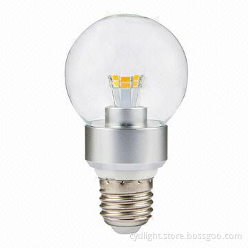 Motion Sensor Light Globe Bulb, G60-E27-230lm, Light Sensor 3W with 2,700-6,500K Color, Epistar Chip